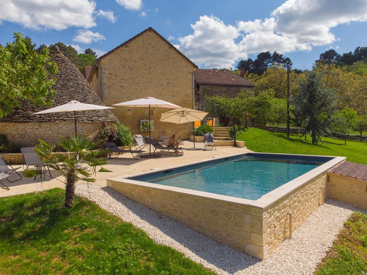 Le Four A Pain, Gite Avec Piscine Et Spa Proche Sarlat Marquay Exteriér fotografie